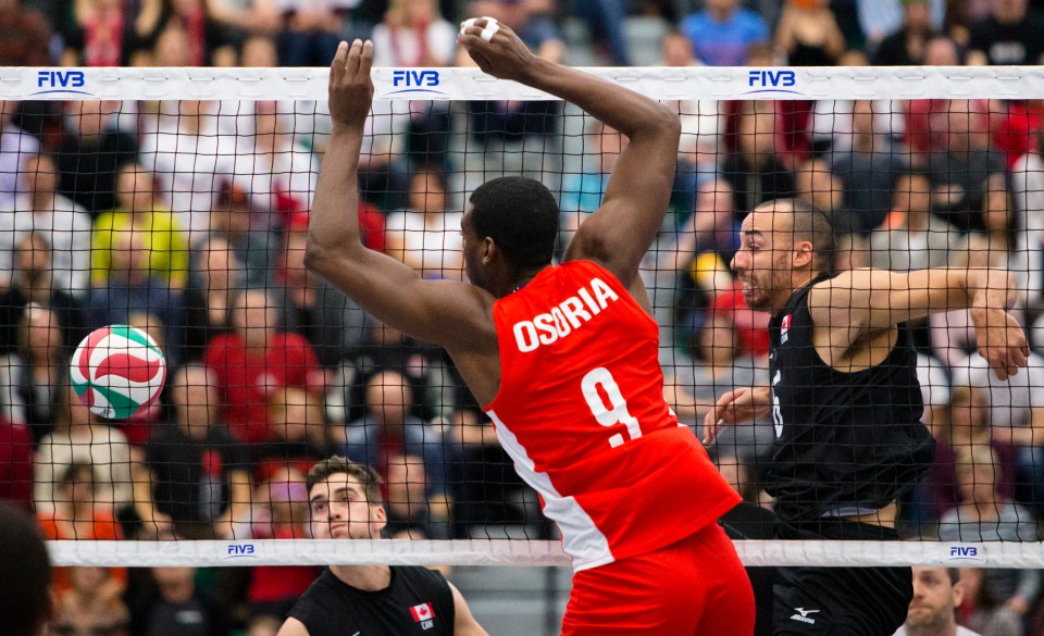 0010 Men Volleyball NORCECA Continental Olympic Qualification Tournament Edmonton January 10, 2016 ©KevinLightPhoto ©KevinLightPhoto _31Q2393