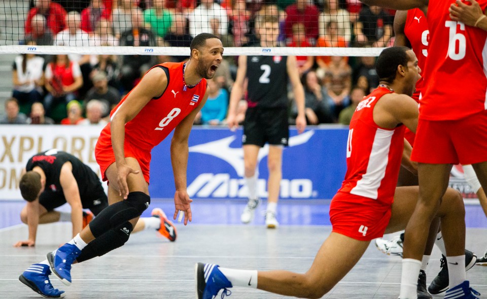 0012 Men Volleyball NORCECA Continental Olympic Qualification Tournament Edmonton January 10, 2016 ©KevinLightPhoto ©KevinLightPhoto _31Q2441