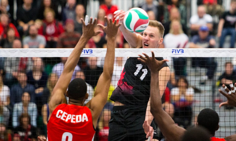 0013 Men Volleyball NORCECA Continental Olympic Qualification Tournament Edmonton January 10, 2016 ©KevinLightPhoto ©KevinLightPhoto _31Q2540