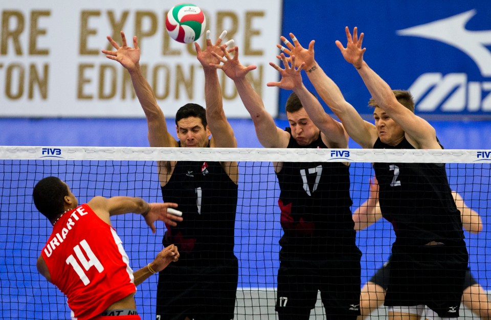 0014 Men Volleyball NORCECA Continental Olympic Qualification Tournament Edmonton January 10, 2016 ©KevinLightPhoto ©KevinLightPhoto _31Q2753