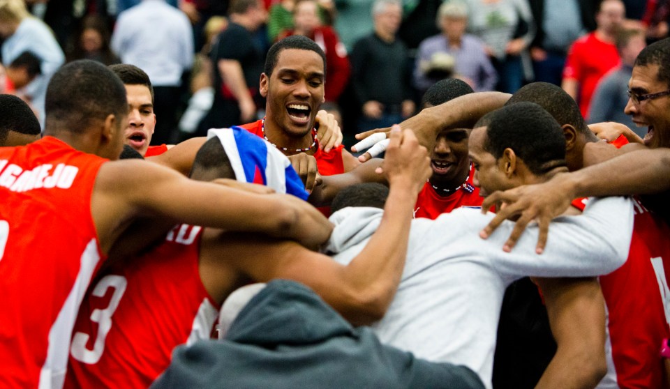 0021 Men Volleyball NORCECA Continental Olympic Qualification Tournament Edmonton January 10, 2016 ©KevinLightPhoto ©KevinLightPhoto _31Q3801