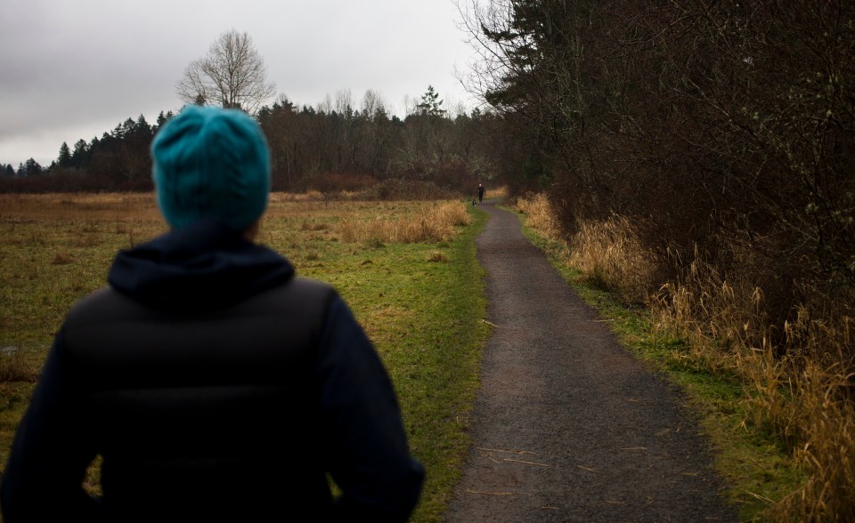 ELk Lake walk with Blue January 19, 2016 ©KevinLightPhoto _31Q4765.CR2
