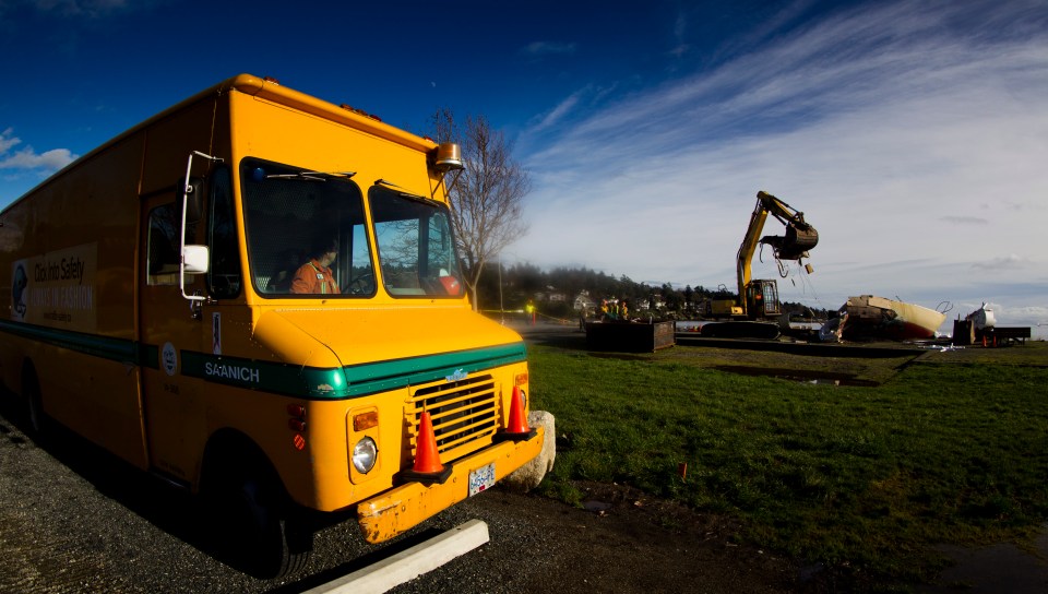 14 Cadboro Bay Saanich Boat Demo Feb 16, 2015 ©KevinLightPhoto_V0C5154