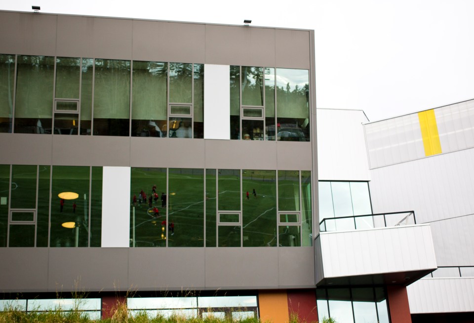 The Canadian Women's 7's Rugby team practices at the Pacific Institute for Sports Excellence in Victoria, British Columbia Canada on January 25, 2016. (Kevin Light/CBCSports)