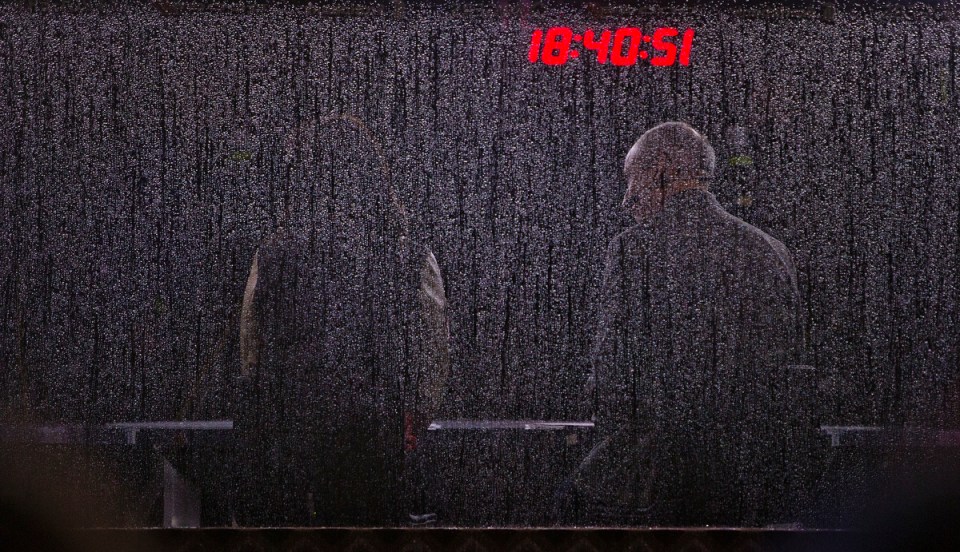 Rogers Hometown Hockey hosts Tara Slone Ron MacLean Kevin Light Photo