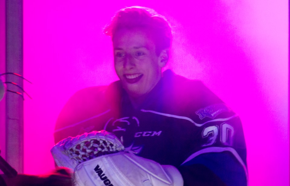 Victoria Royals goaltender Griffen Outhouse KEVIN LIGHT PHOTO