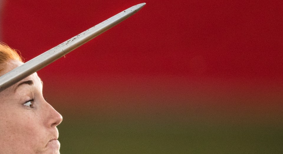 Athletes compete at the 2016 Canadian Track and Field Championships.