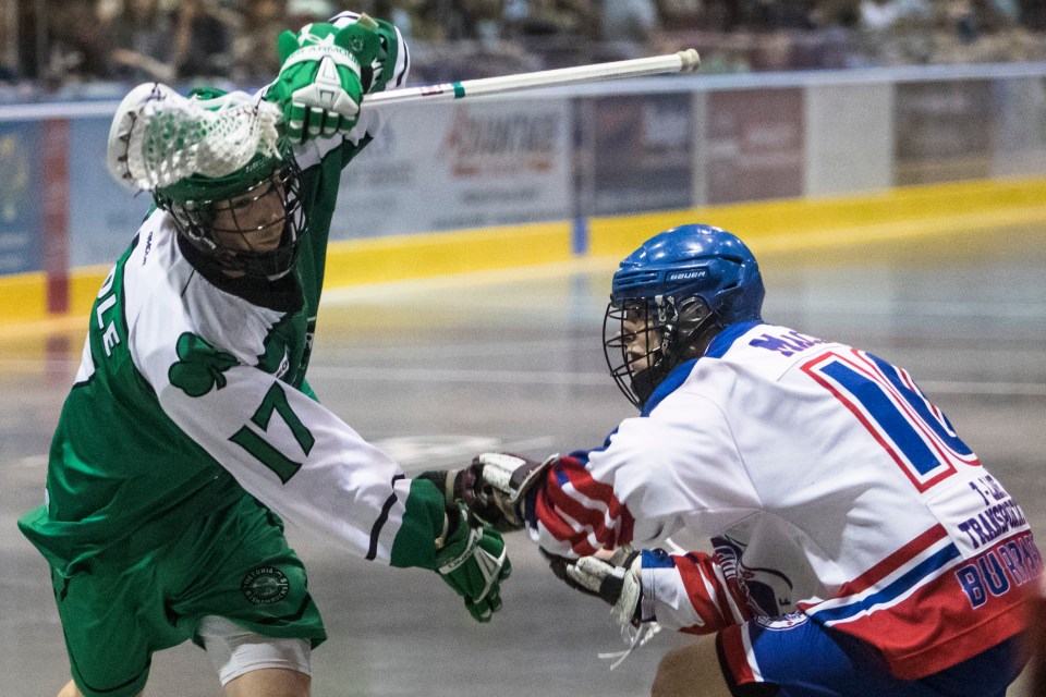 The Victoria Shamrocks play host to the Maple Ridge Burrards