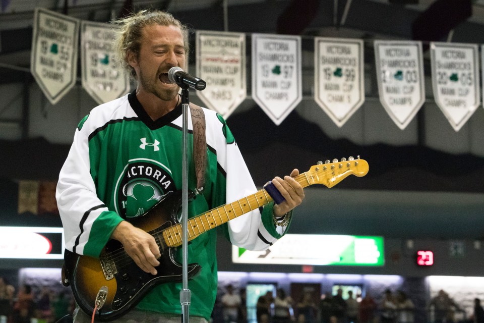 The Victoria Shamrocks play host to the Maple Ridge Burrards