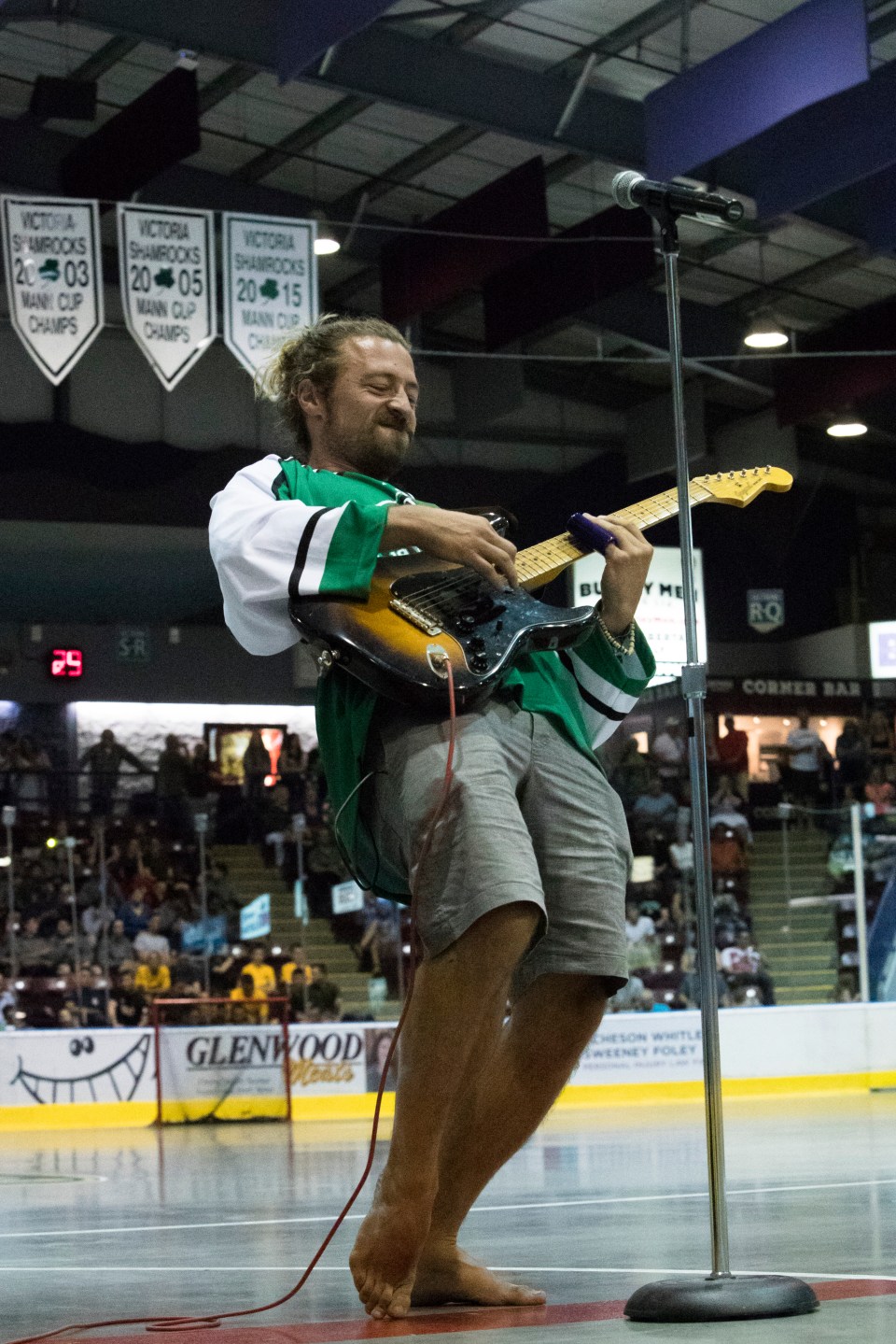 The Victoria Shamrocks play host to the Maple Ridge Burrards