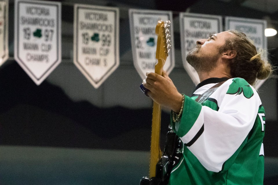 The Victoria Shamrocks play host to the Maple Ridge Burrards