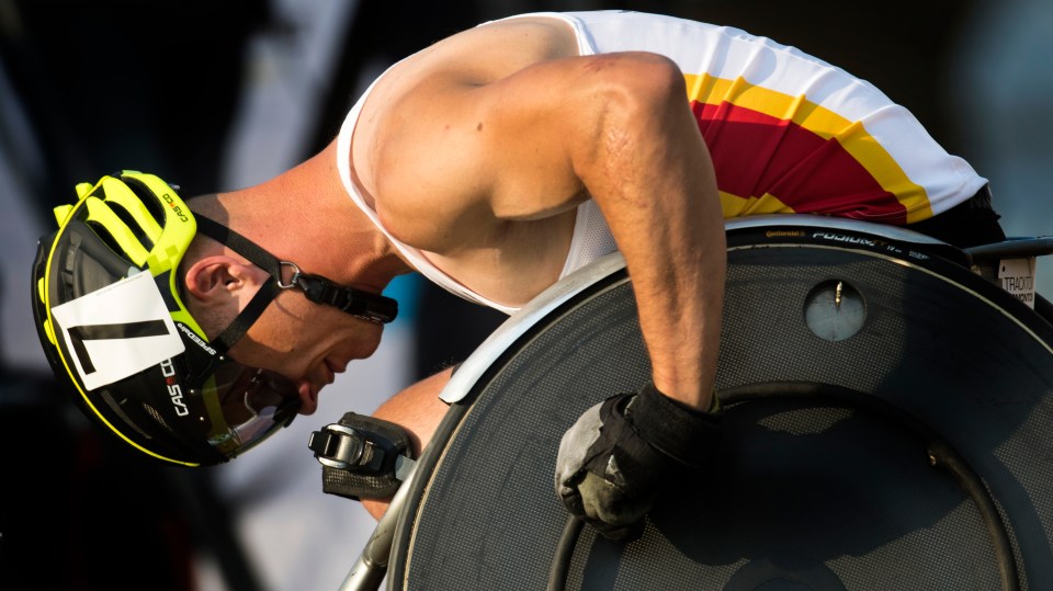 Athletes compete at the 2016 Canadian Track and Field Championships.