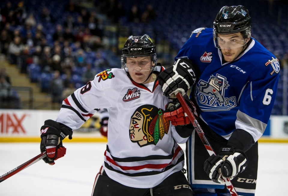 Victoria Royals beat the Portland Winterhawks 5-1