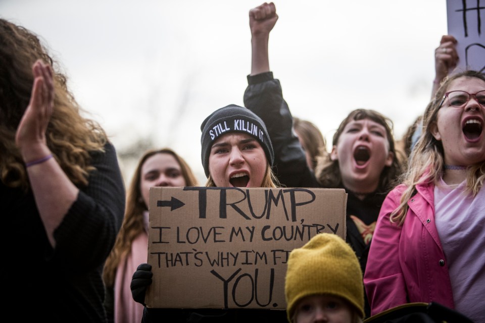 TRUMP Protest  Women's March