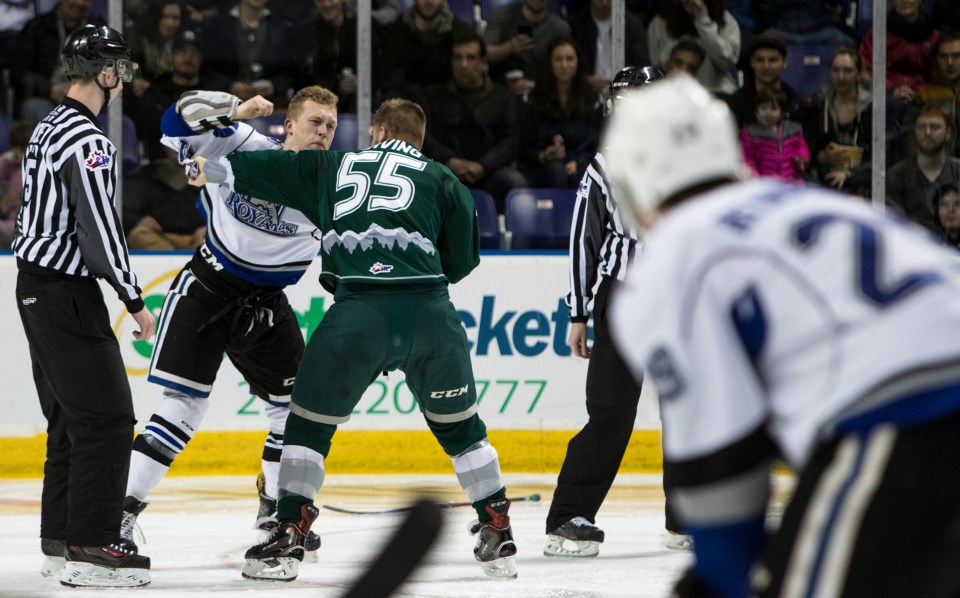 Royals vs Silvertips Game 3 March 28, 2017 Kevin Light 15
