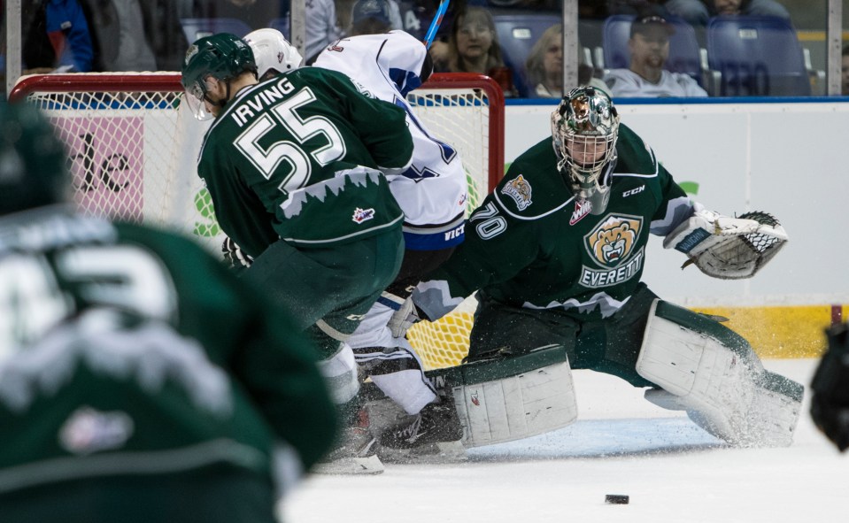 Royals vs Silvertips Game 3 March 28, 2017 Kevin Light 17