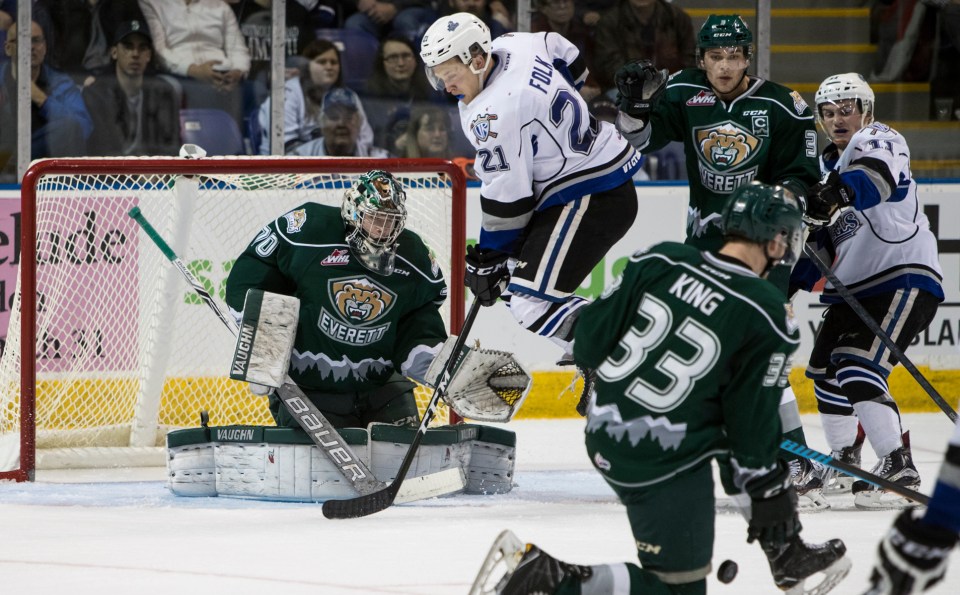 Royals vs Silvertips Game 3 March 28, 2017 Kevin Light 24
