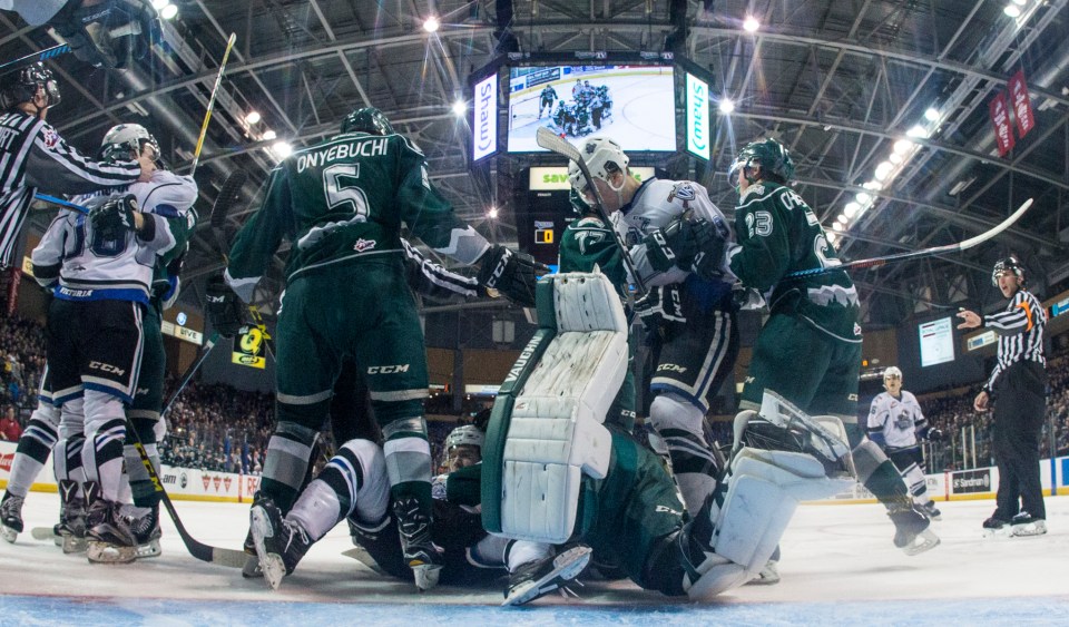 Royals vs Silvertips Game 3 March 28, 2017 Kevin Light 31