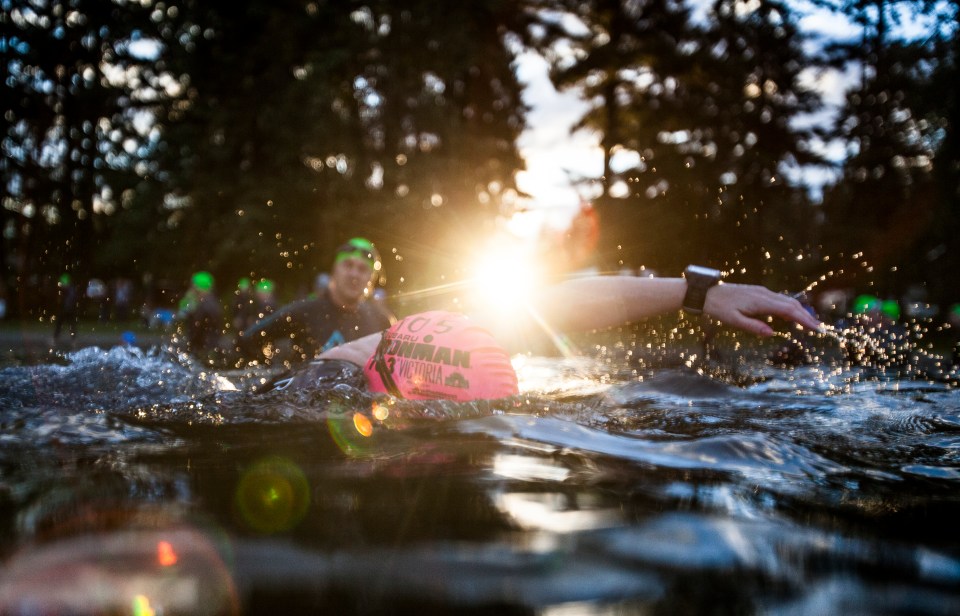 Ironman Victoria Triathlon 2017 Elk Lake Kevin Light Photo 1