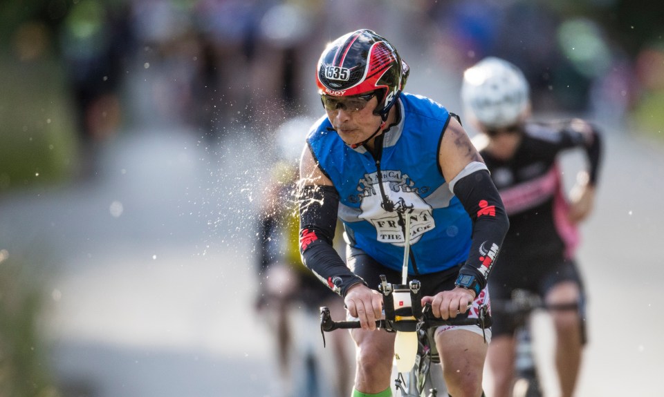 Ironman Victoria Triathlon 2017 Elk Lake Kevin Light Photo 6