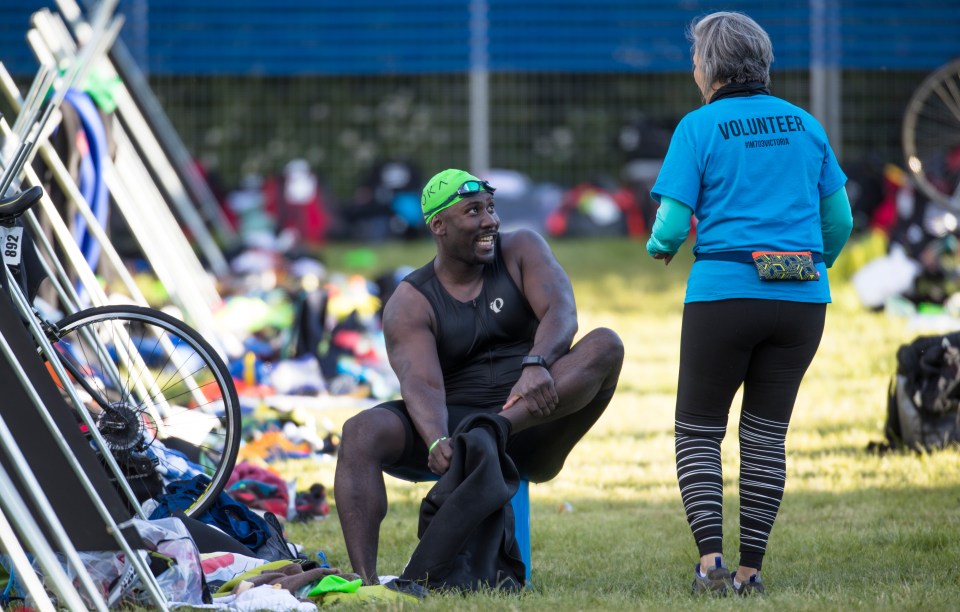 Ironman Victoria Triathlon 2017 Elk Lake Kevin Light Photo 8