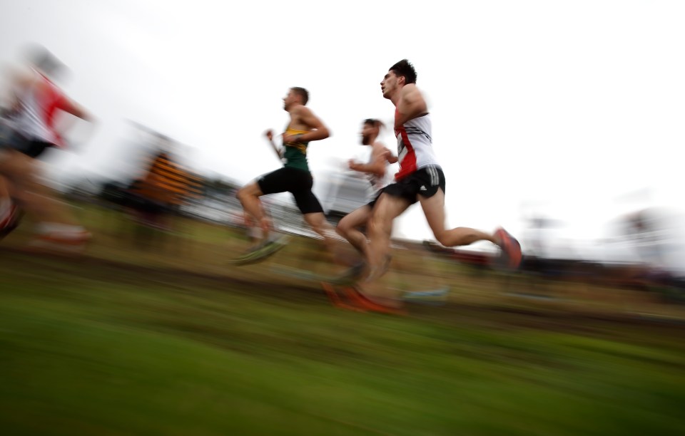 17 Santiago Bessai from McGill University U SPORTS Cross-Country running Championships ©Kevin Light Photo 17
